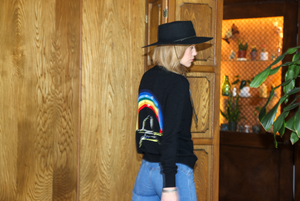 
                  
                    rainbow cowboy cashmere cardigan
                  
                