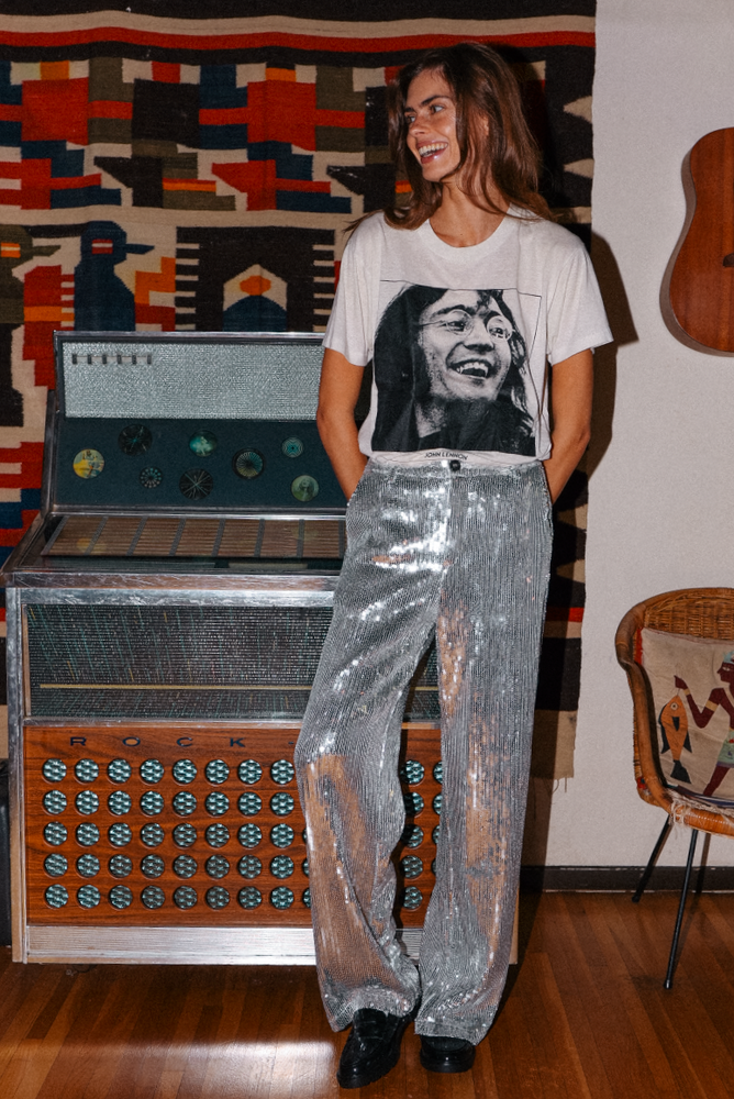 
                  
                    I'll Be Your Mirror sequin pant
                  
                