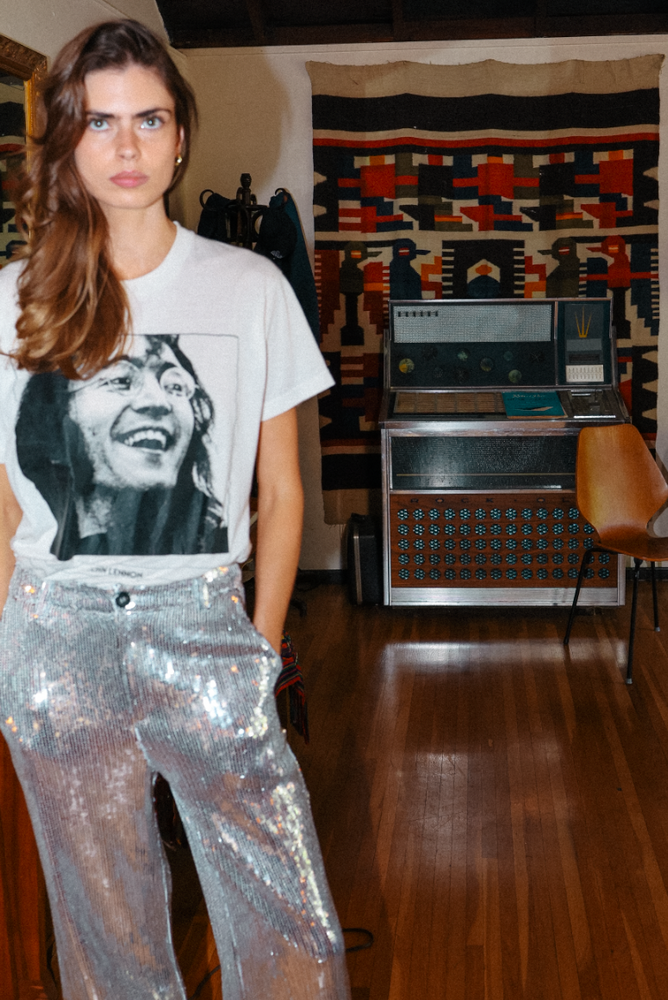 
                  
                    I'll Be Your Mirror sequin pant
                  
                