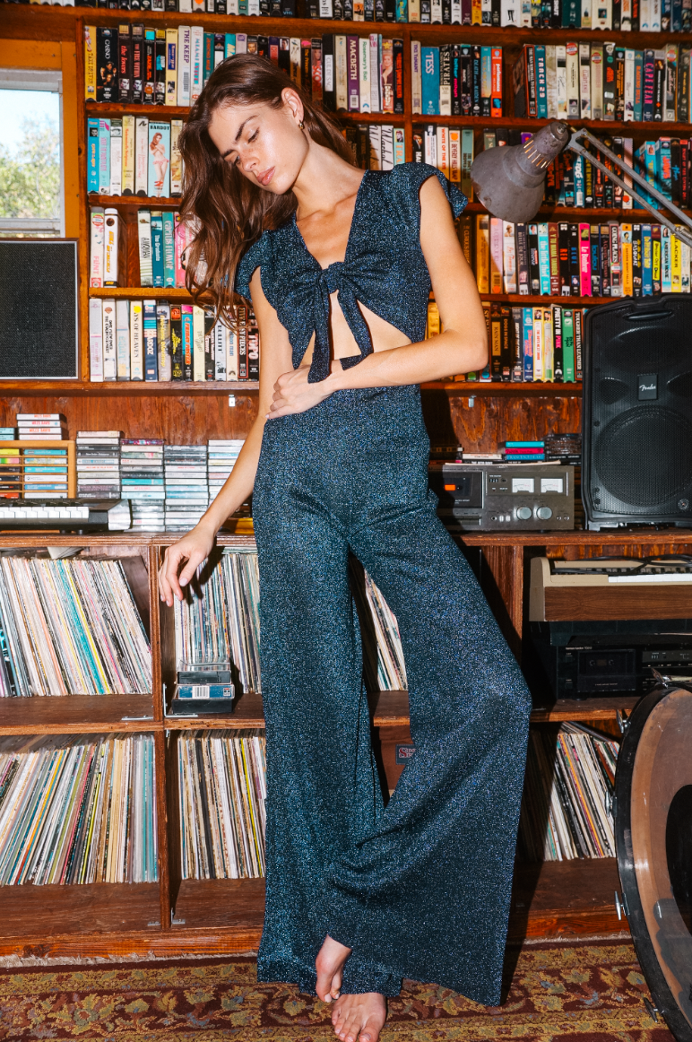 bianca lurex jumpsuit