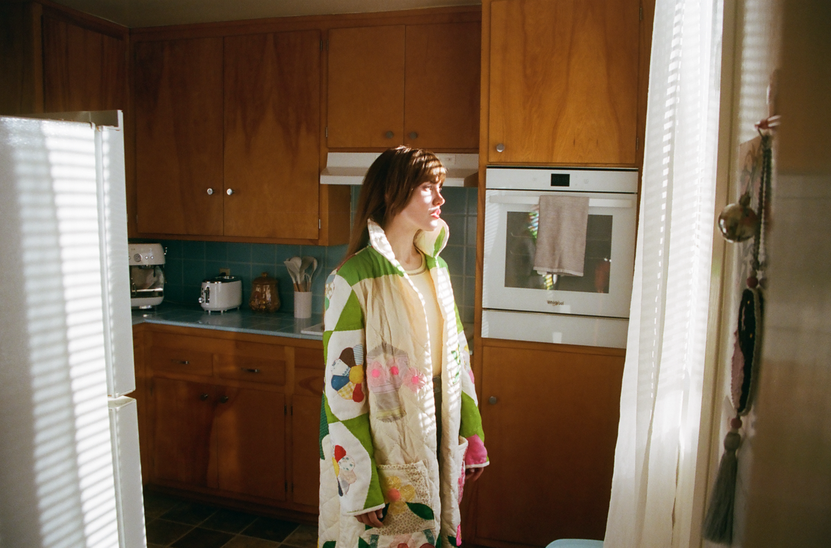 Garden Party quilted coat FINAL SALE