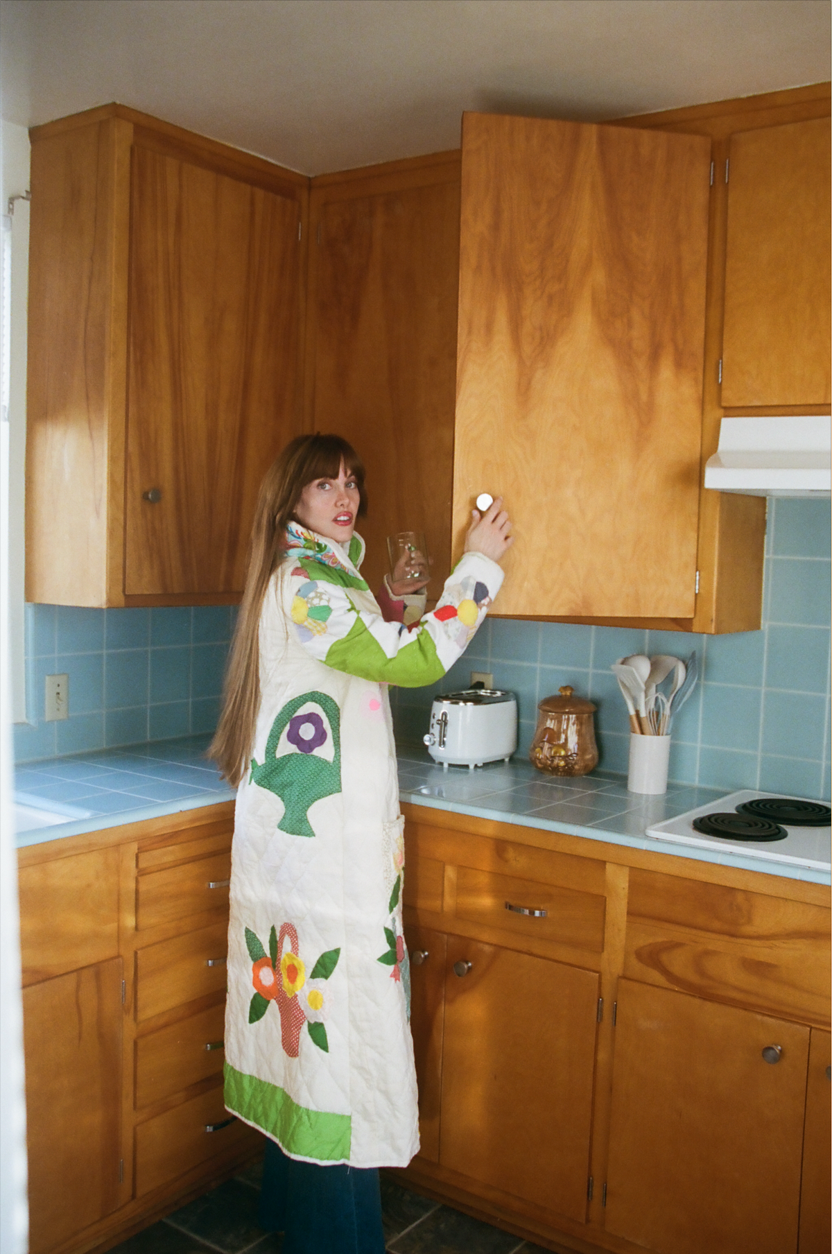 Garden Party quilted coat FINAL SALE