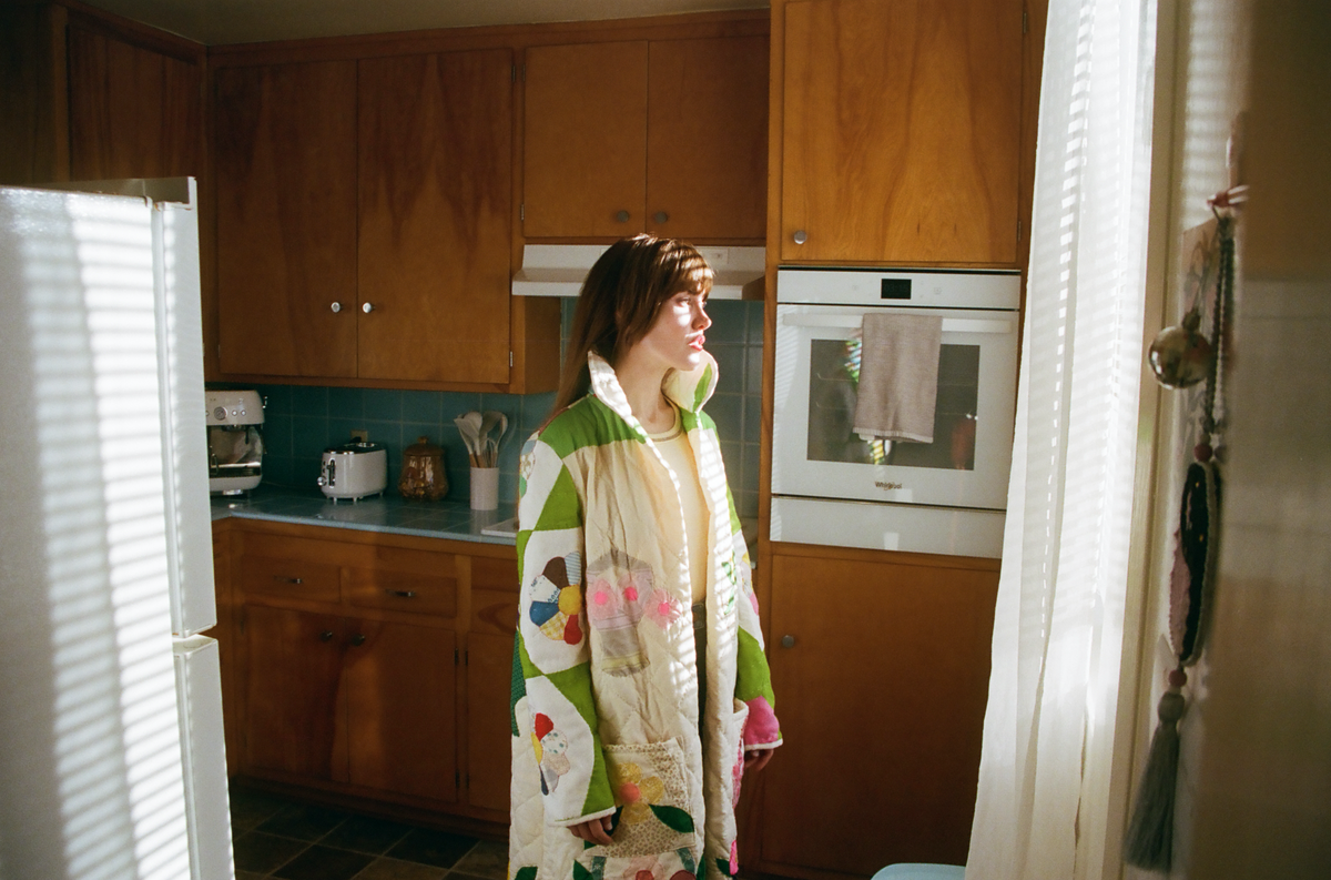 Garden Party quilted coat FINAL SALE