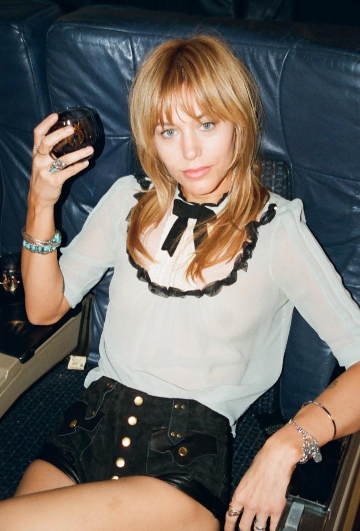 easy rider leather shorts in black