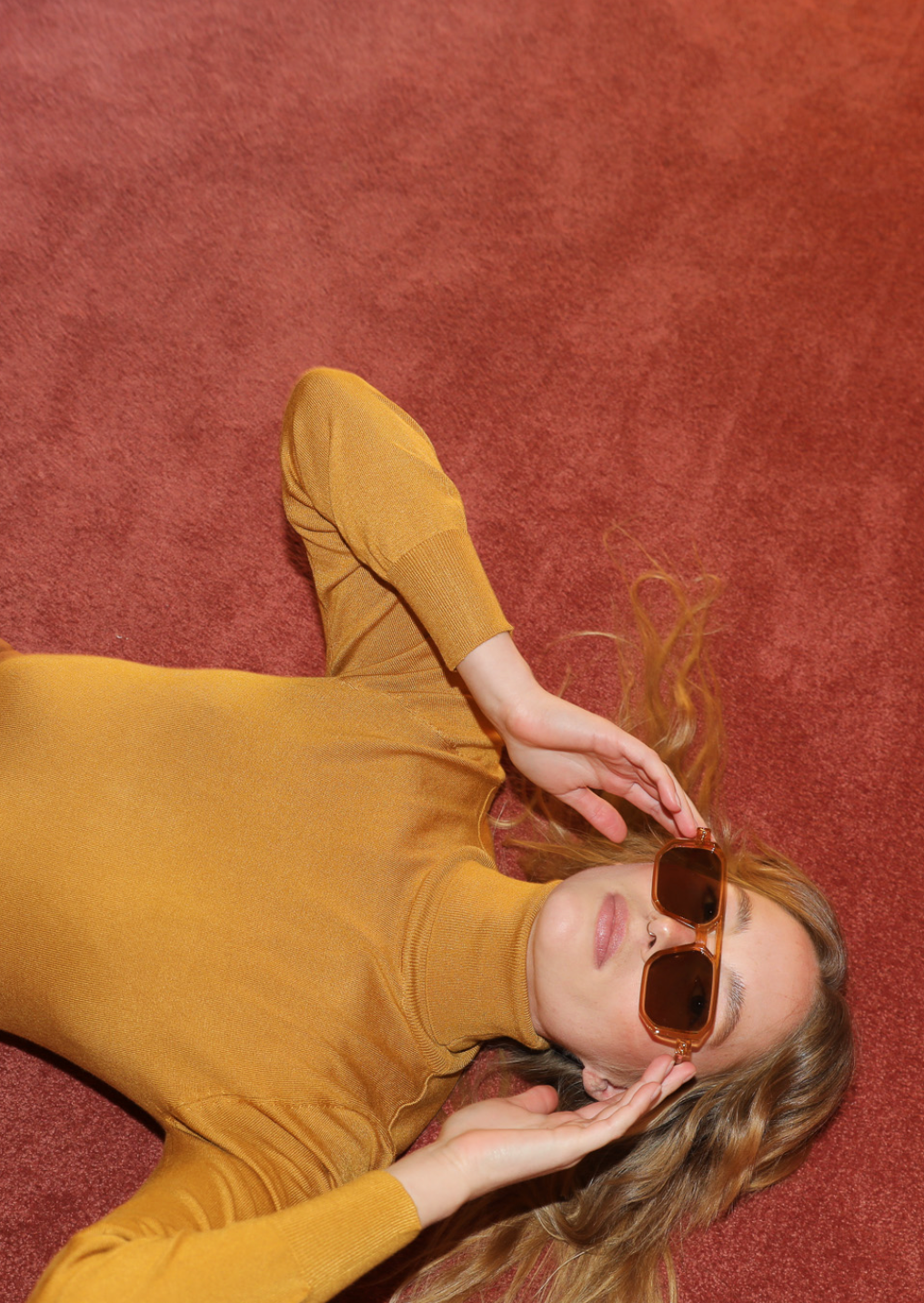 Françoise turtleneck in mustard FINAL SALE