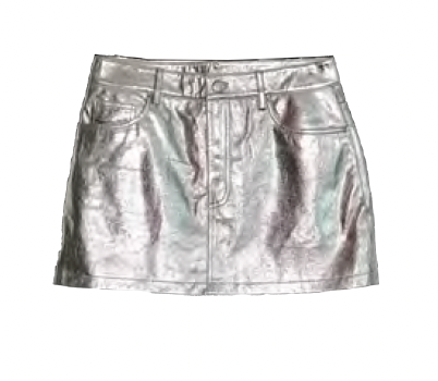 Ziggy Stardust leather skirt FINAL SALE