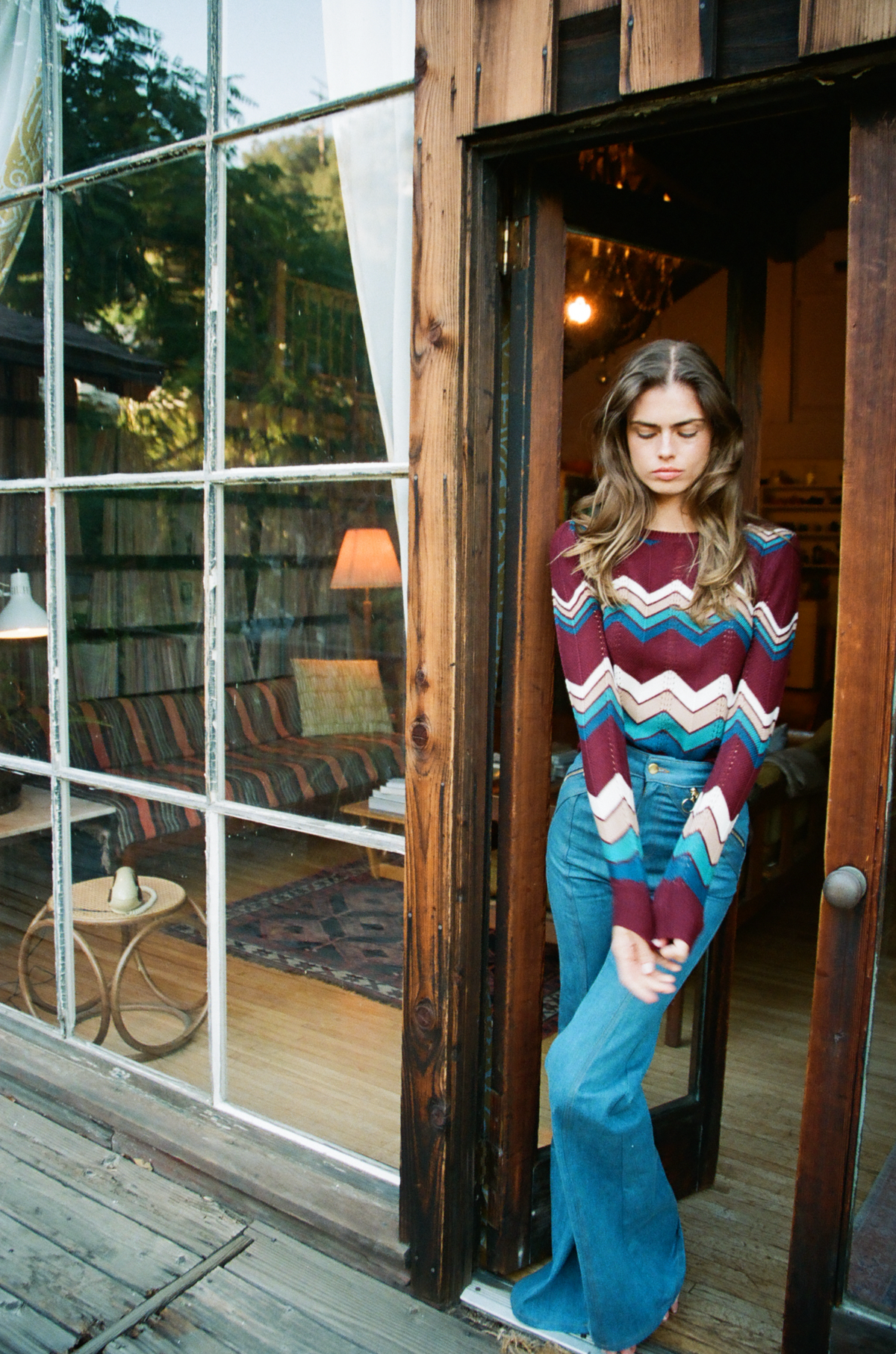 ziggy sweater in plum
