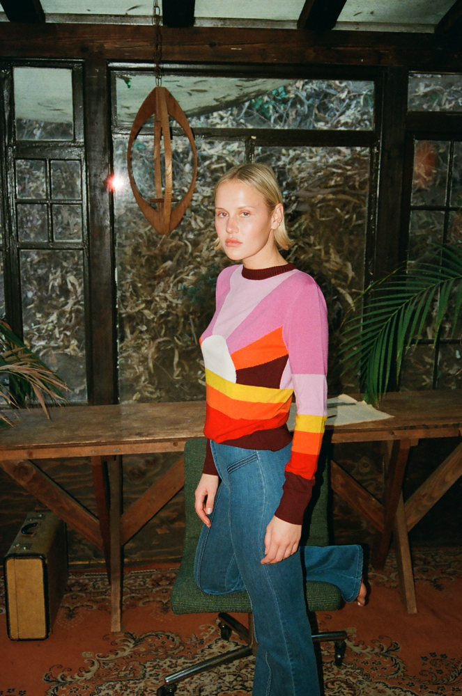 
                  
                    California Dreamin Sweater in Sunset
                  
                