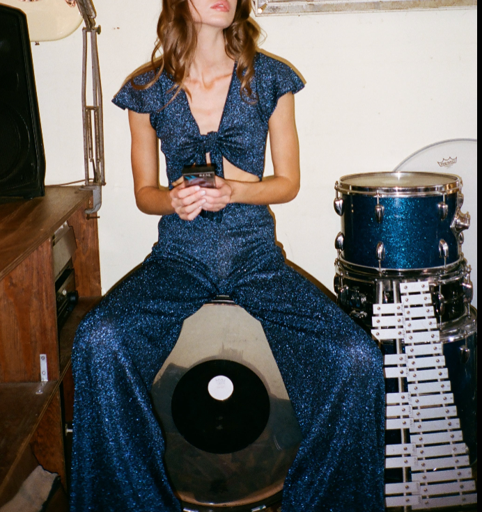 bianca lurex jumpsuit