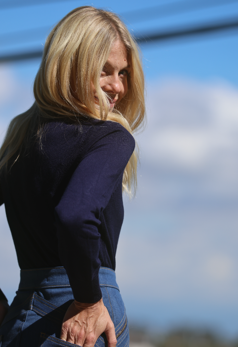 Françoise turtleneck in navy