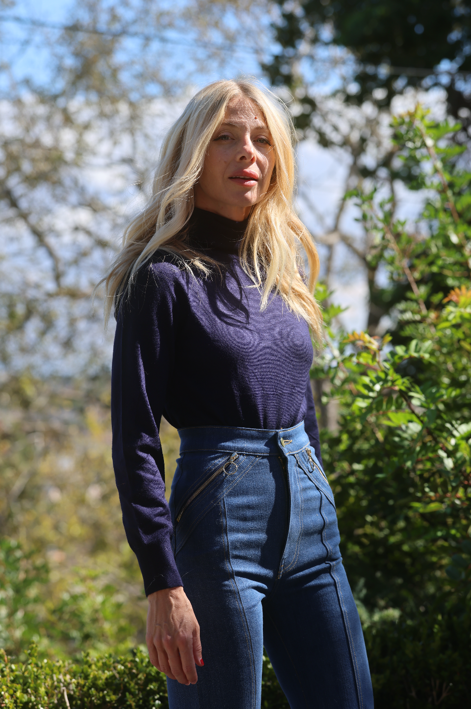 Françoise turtleneck in navy