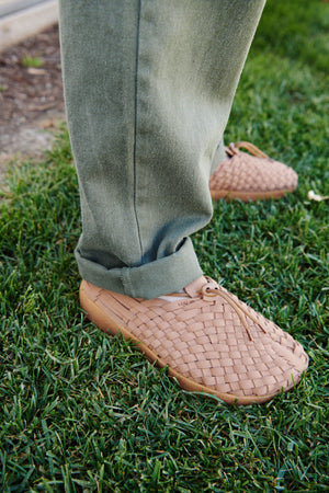 
                  
                    Latigo | Suede Vegan Leather | Rubber | Taupe/Tan
                  
                