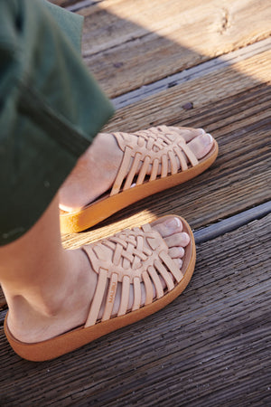 
                  
                    Cove Slide | Vegan Leather | Rubber | Tan
                  
                