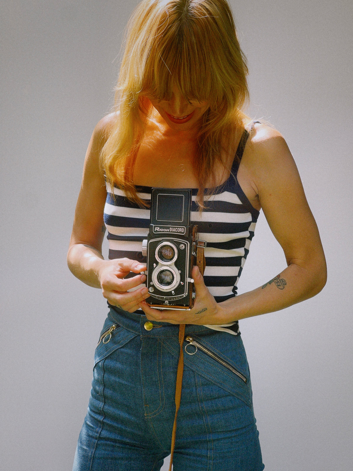 Gainsbourg tank in navy | restocked