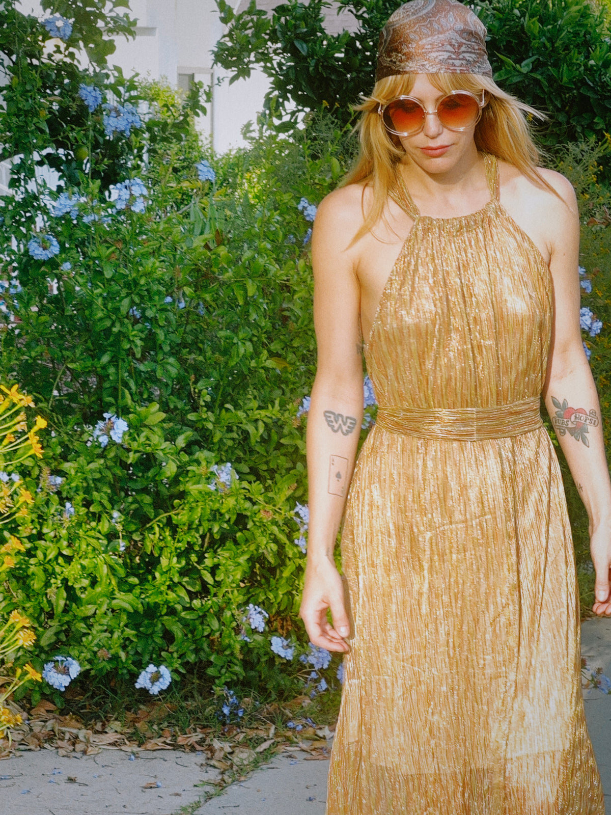 Gold Dust Woman dress FINAL SALE