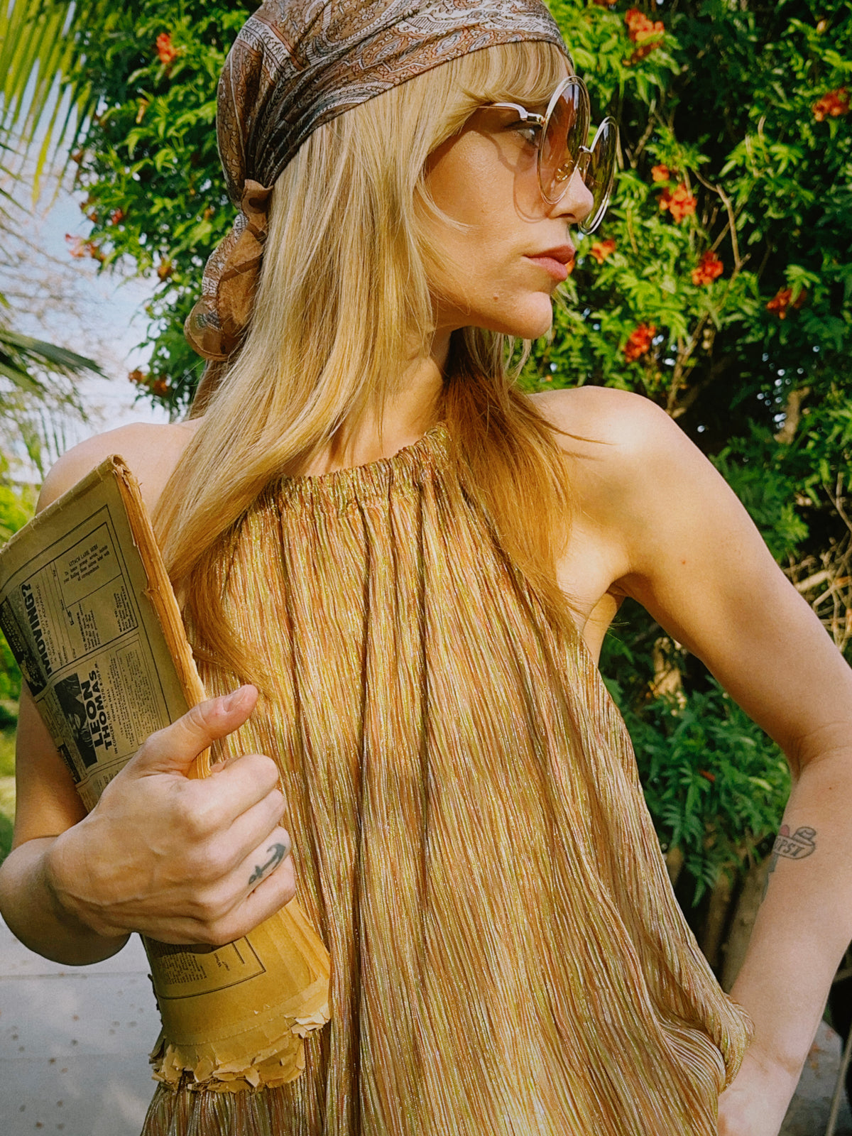 Gold Dust Woman dress FINAL SALE