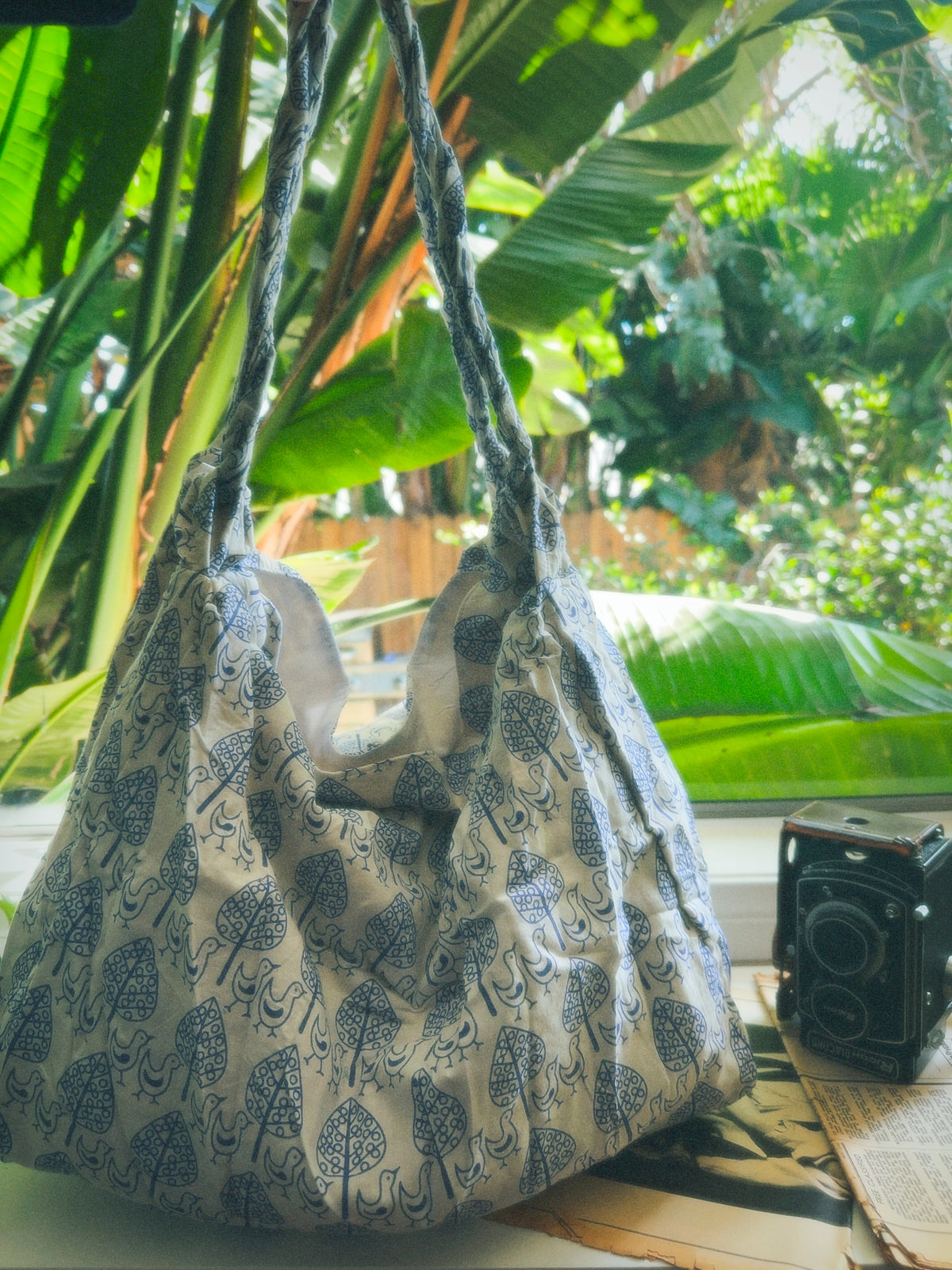 Roadtrip bag : Folk birds FINAL SALE