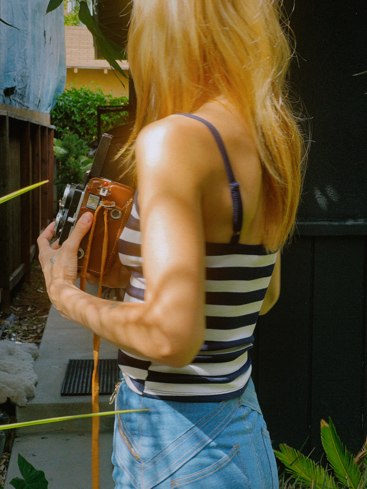 Gainsbourg tank in navy | restocked