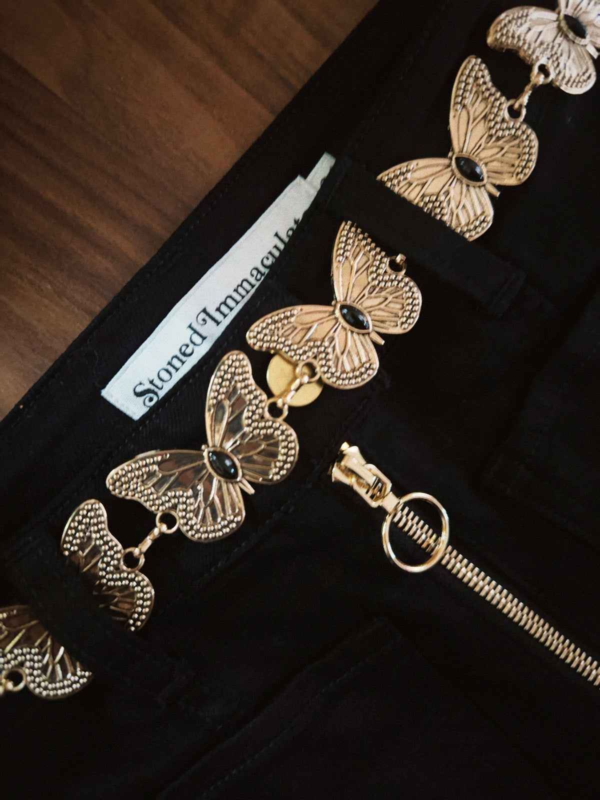 Little wing belt in black