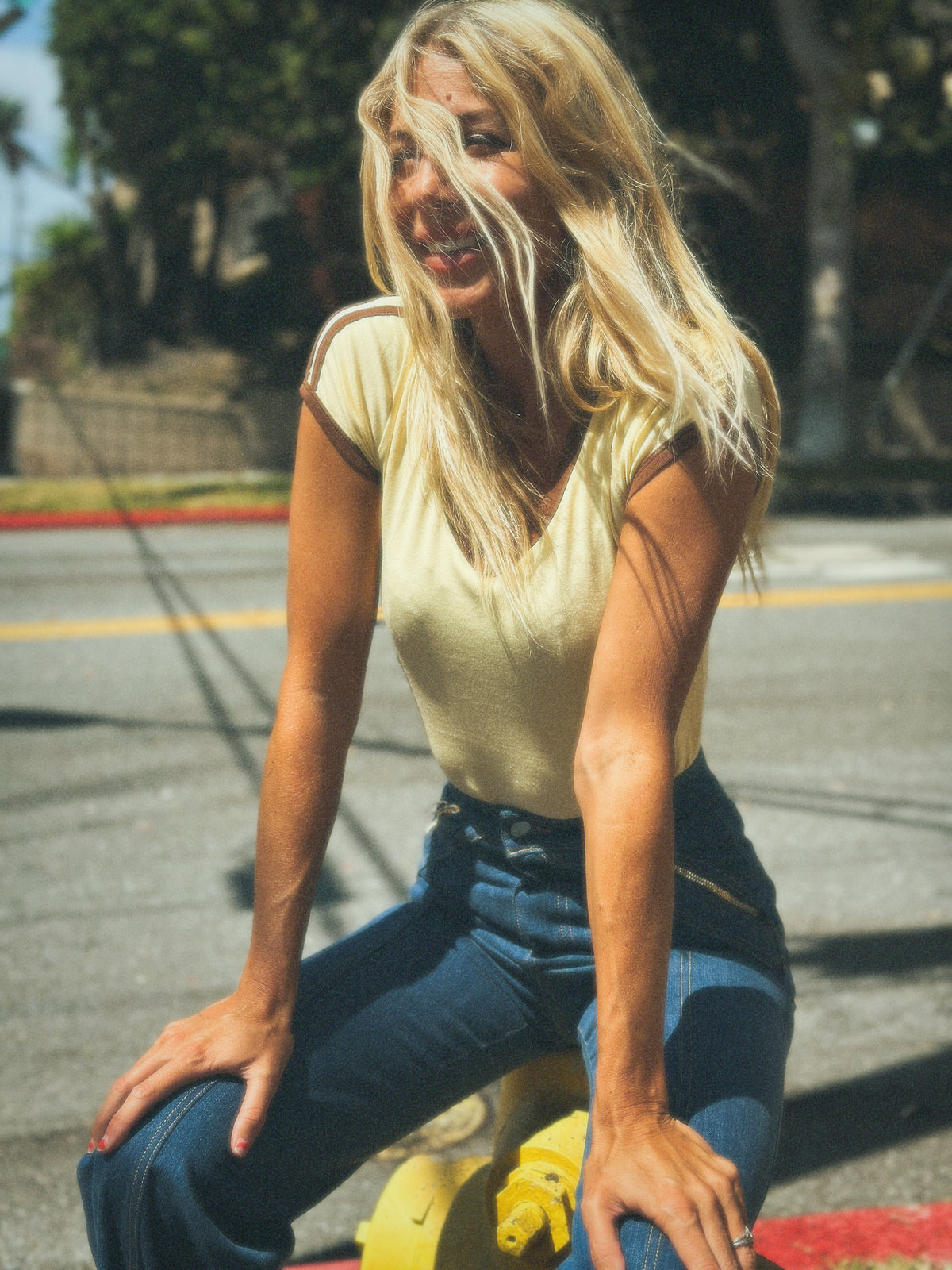 Malibu tee in butter