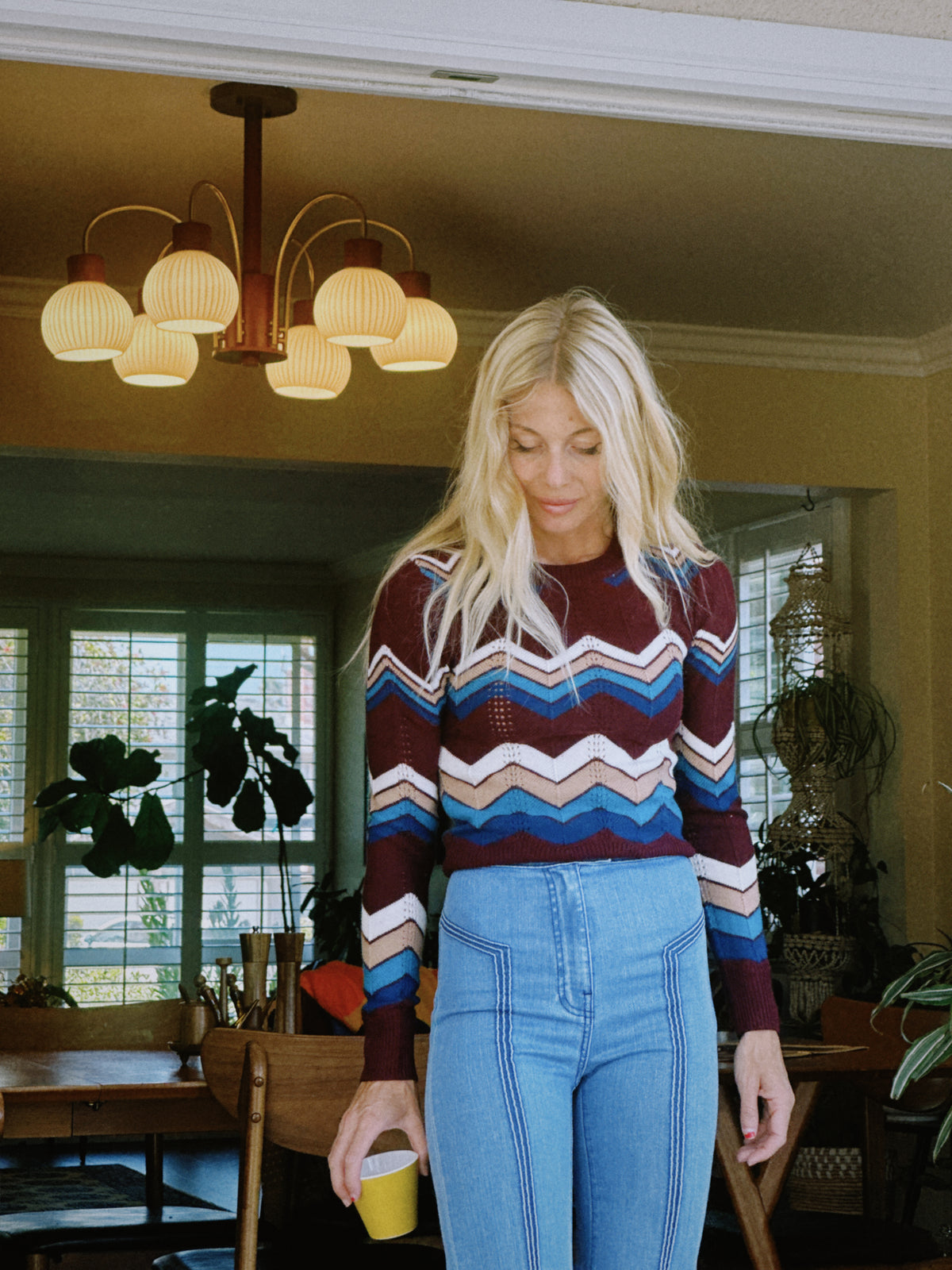ziggy sweater in plum