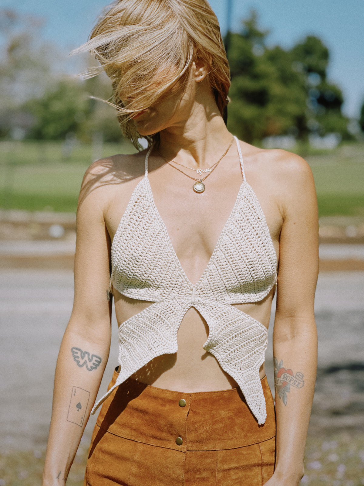 Rumours crochet top FINAL SALE