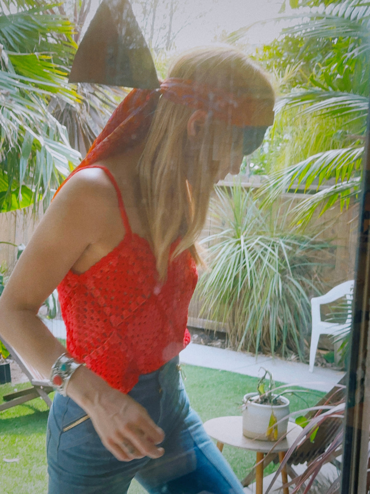 On the Road Again top in red FINAL SALE