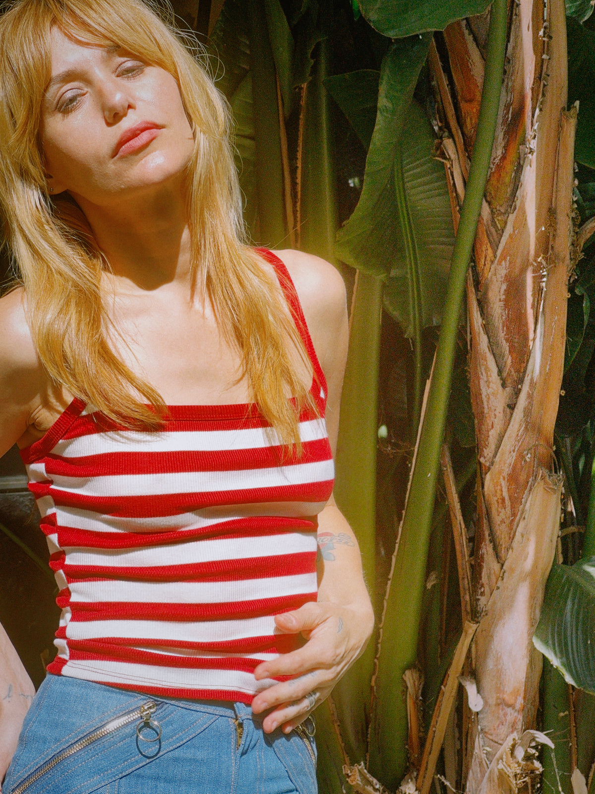 Gainsbourg tank in red