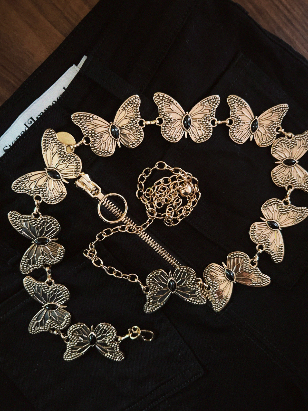 Little wing belt in black