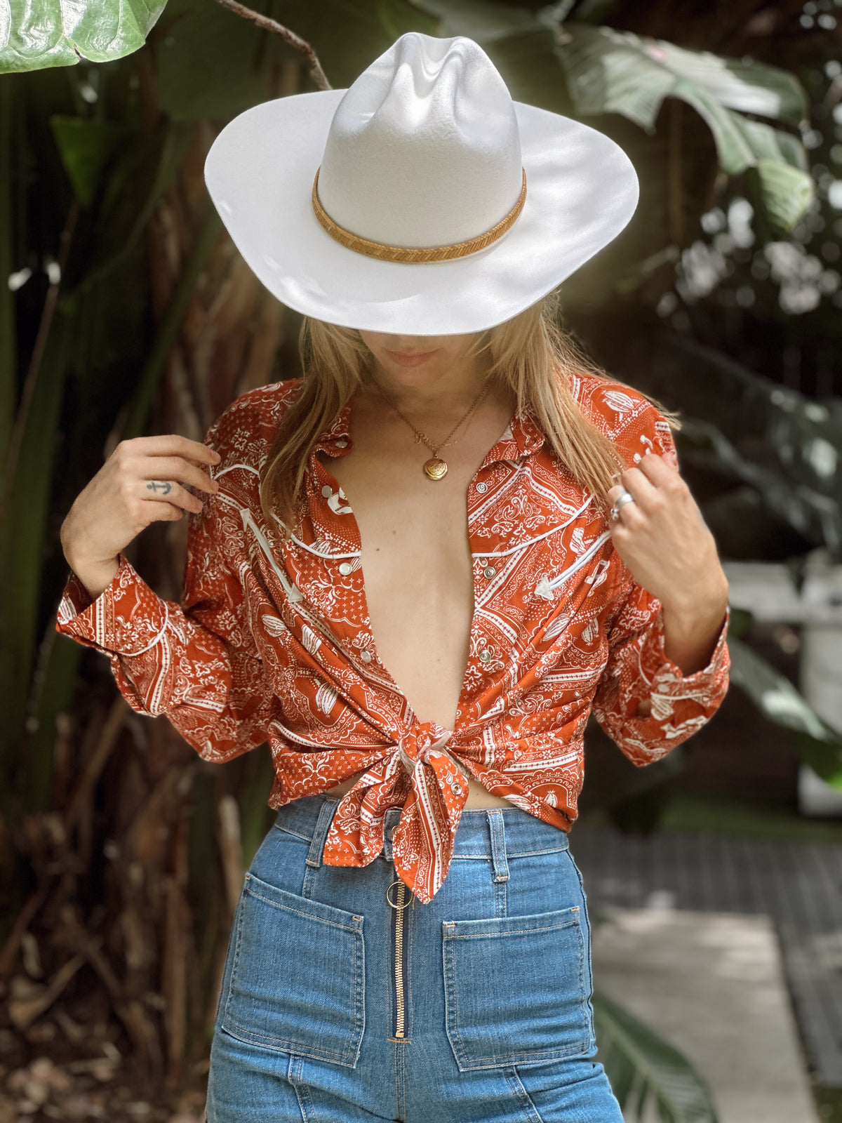 Palomino top in rust FINAL SALE