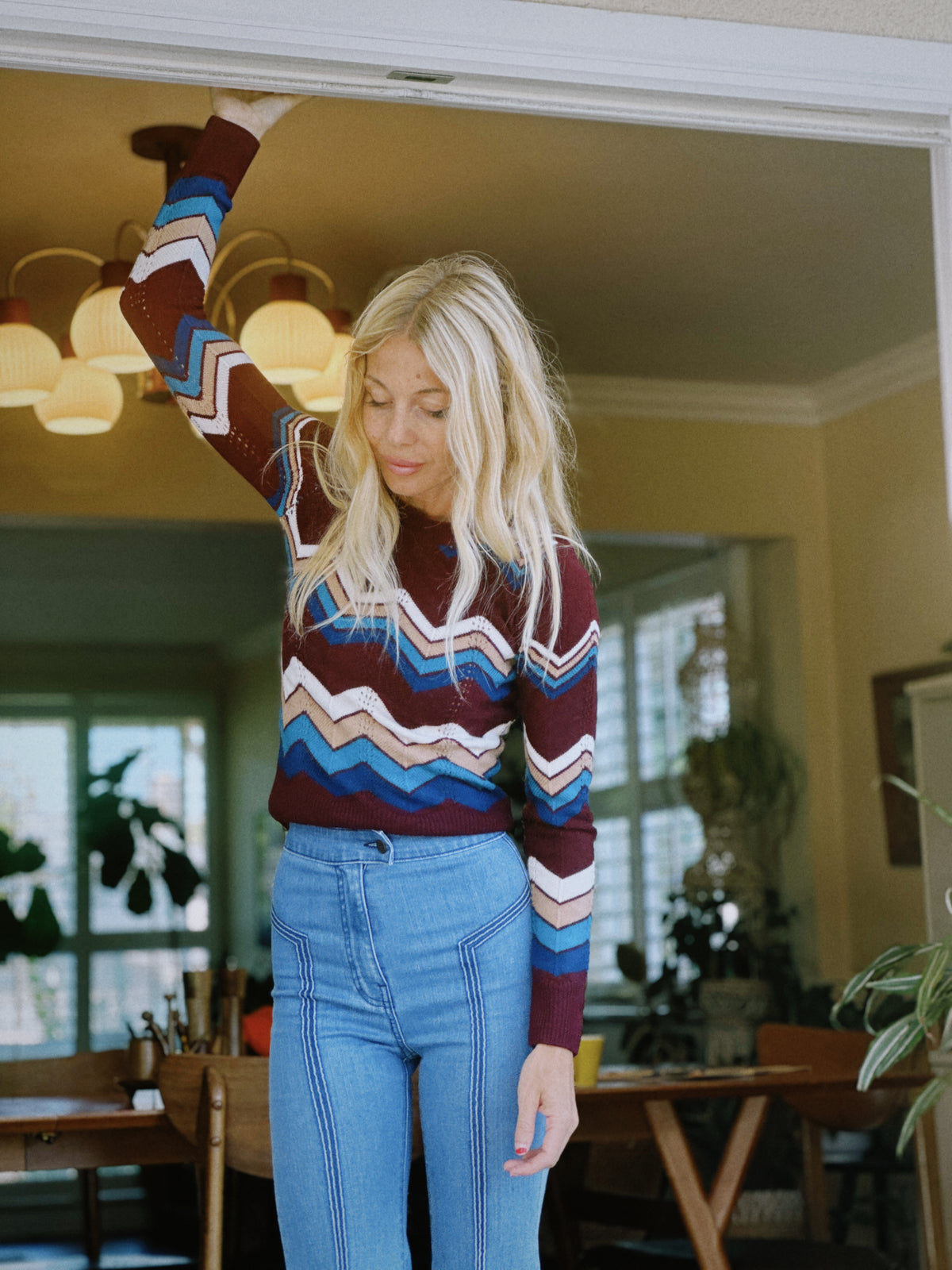 ziggy sweater in plum