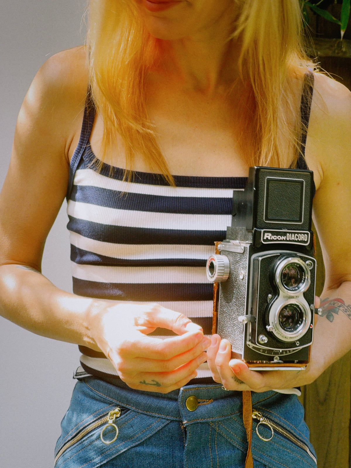 Gainsbourg tank in navy | restocked