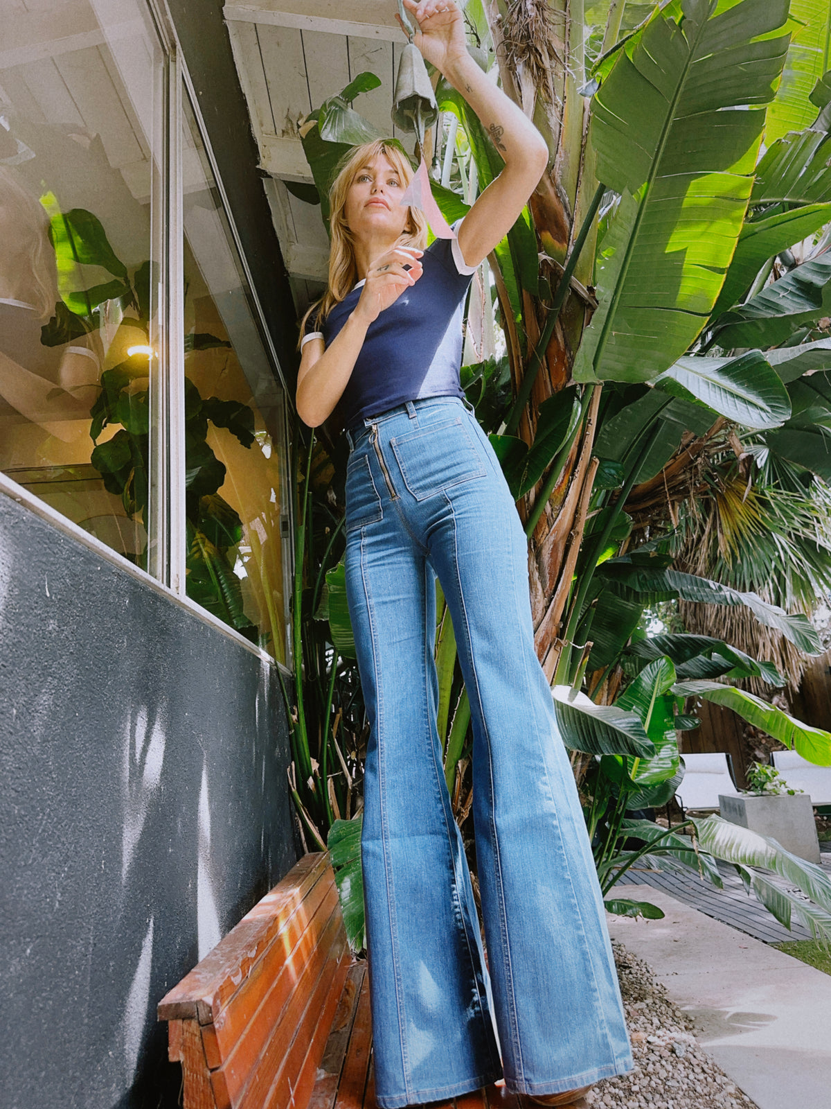 Locals Only ringer in navy | restocked