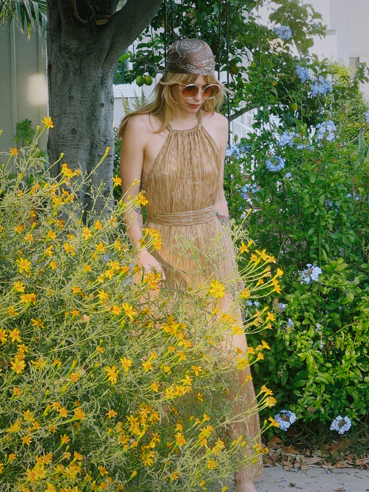 Gold Dust Woman dress FINAL SALE