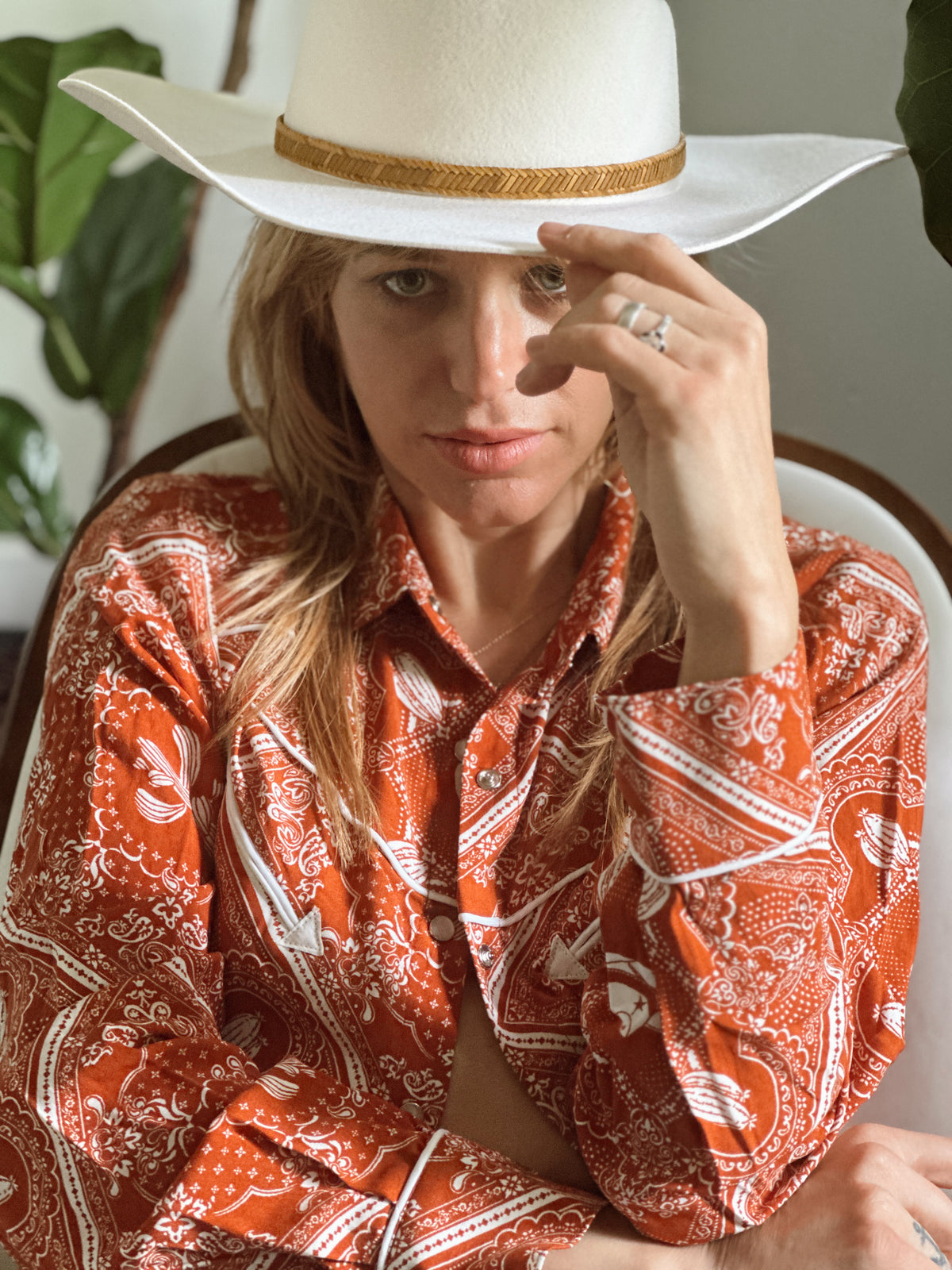 Palomino top in rust FINAL SALE