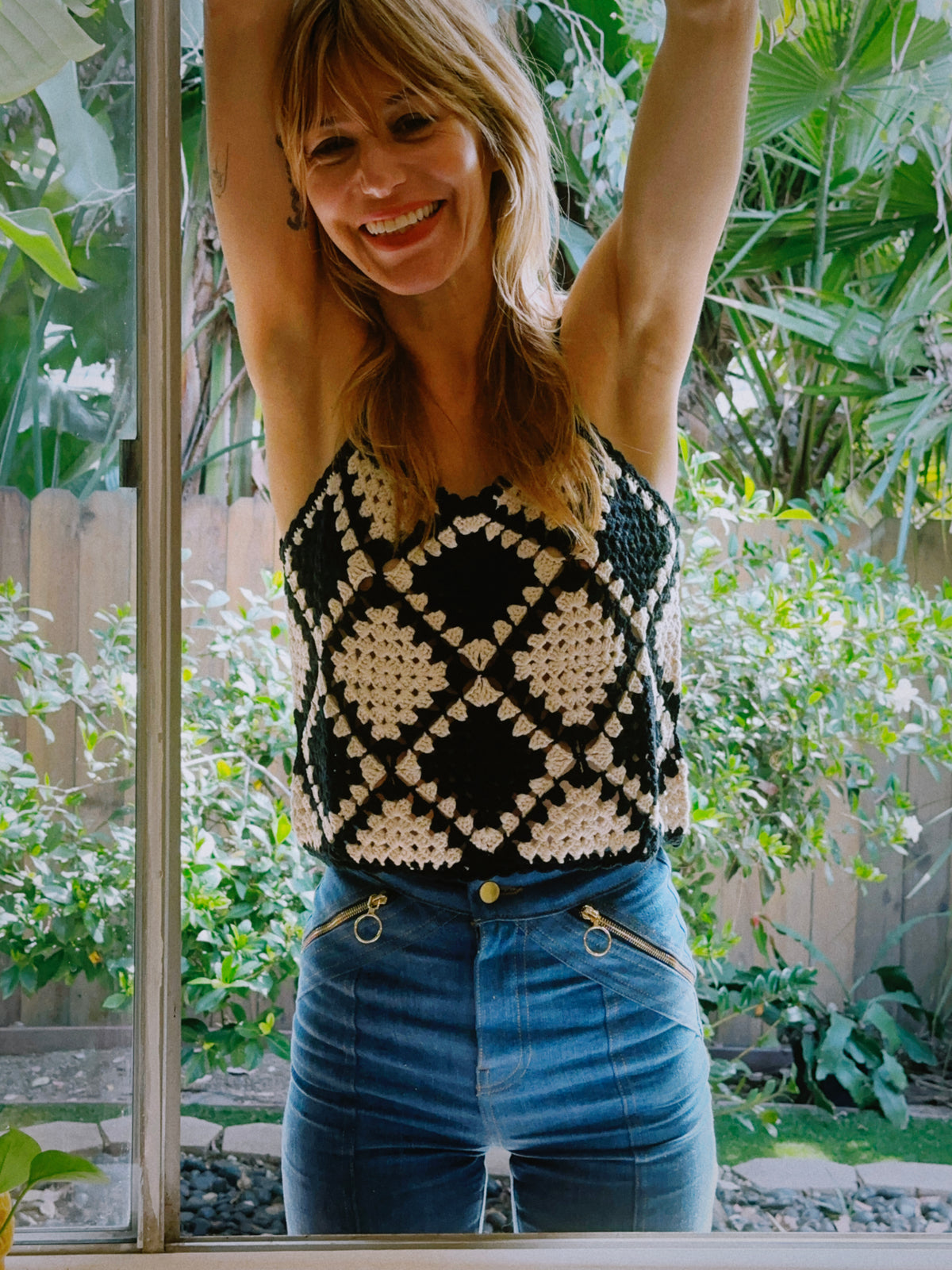 On the Road Again top in black FINAL SALE