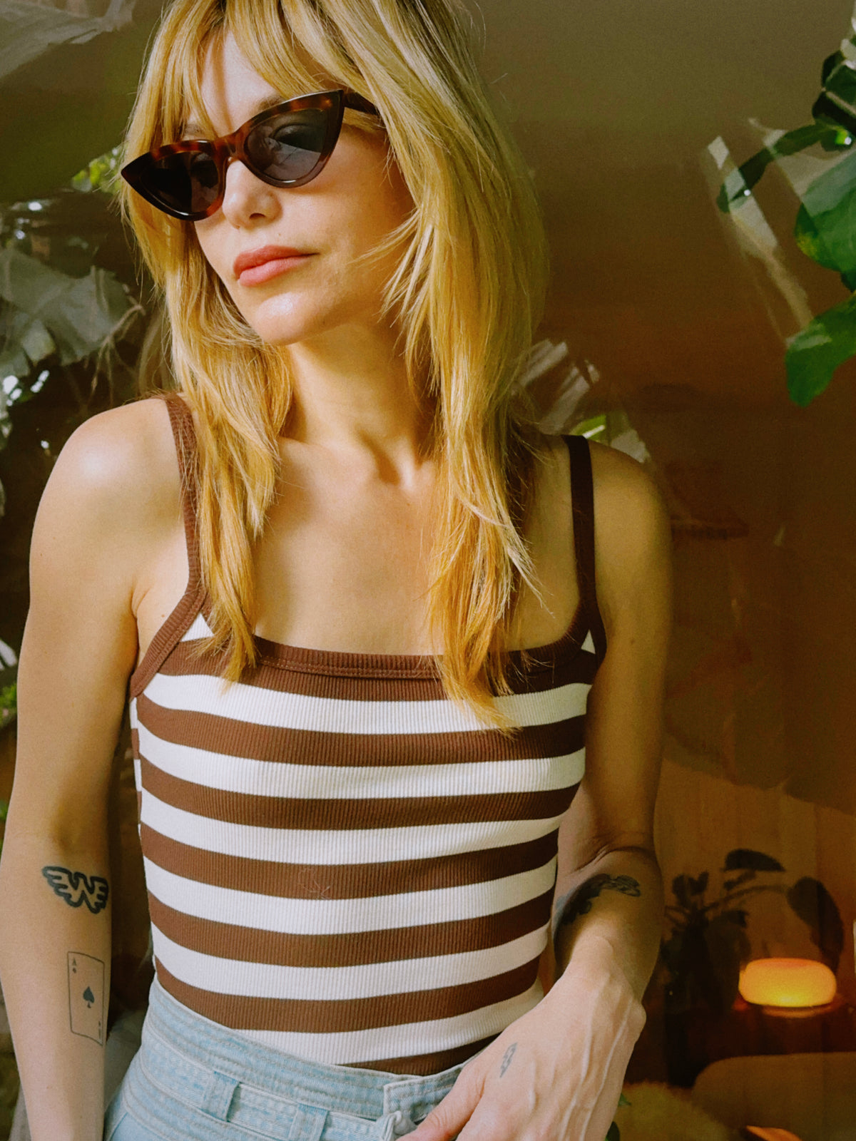 Gainsbourg tank in 70's brown | restocked