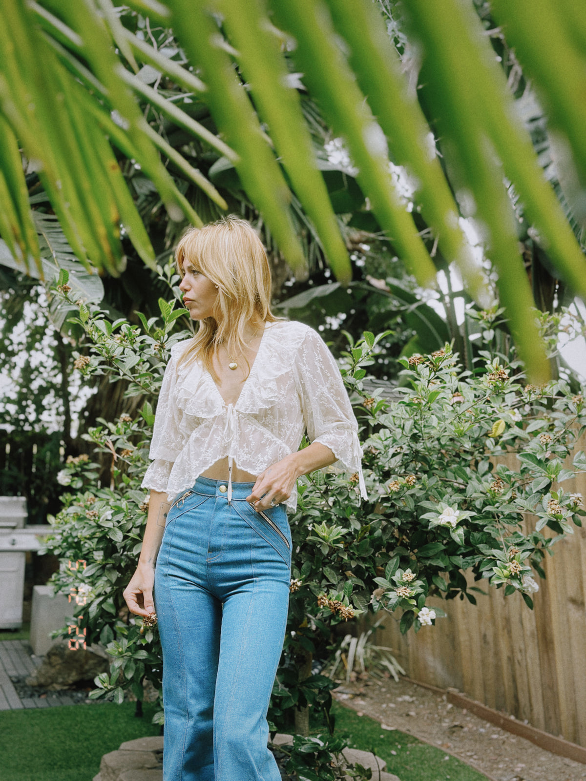 The Nouvelle lace top