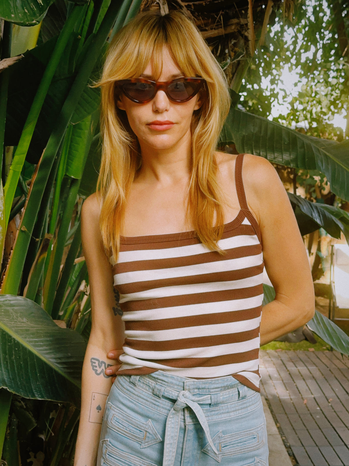 Gainsbourg tank in 70's brown | restocked