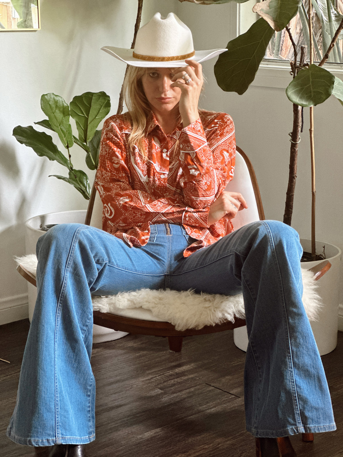 Palomino top in rust FINAL SALE