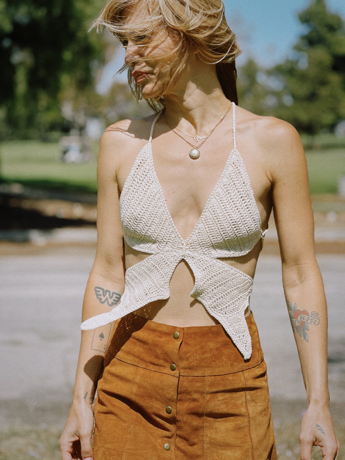 Rumours crochet top FINAL SALE