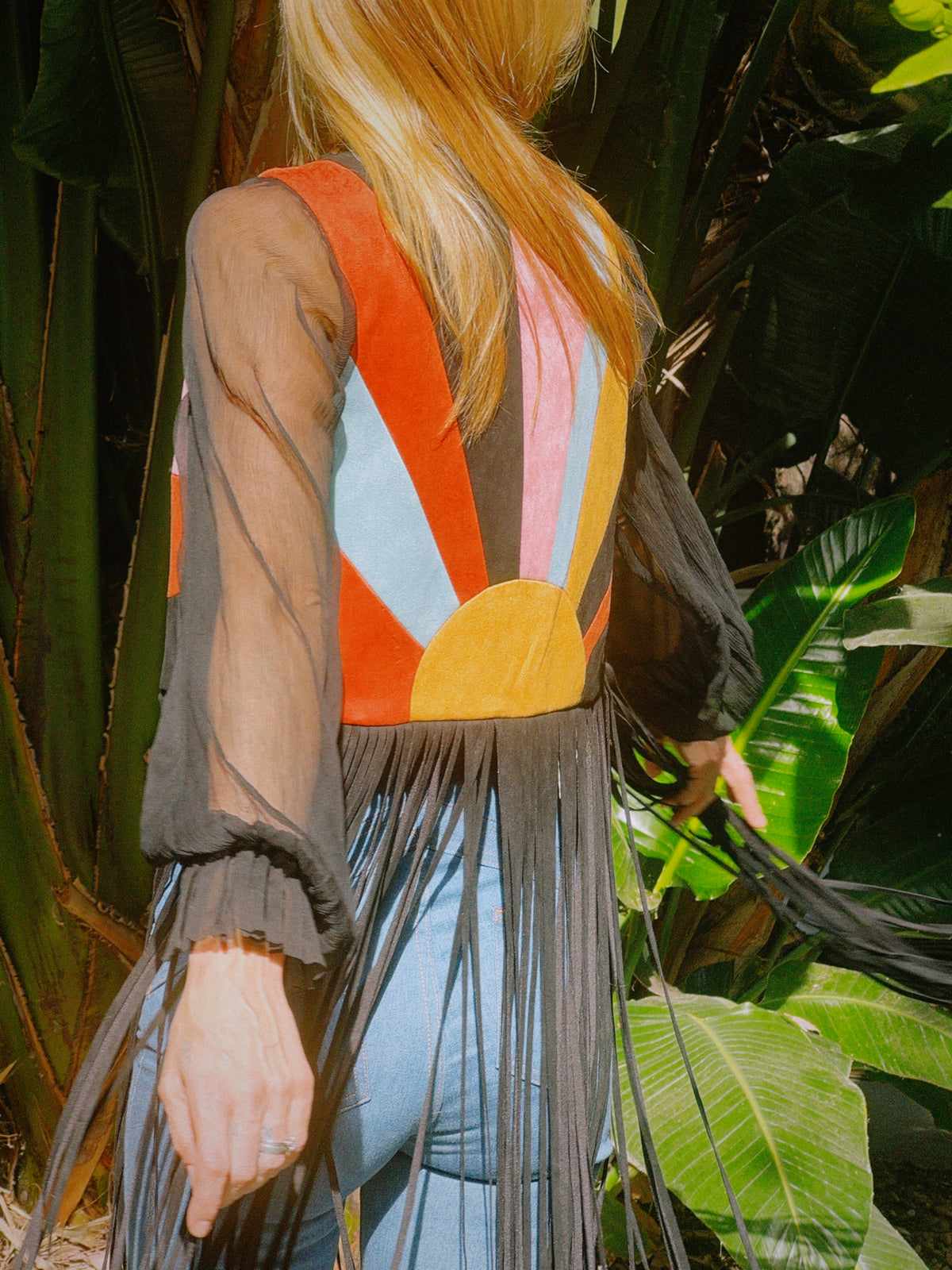 California Dreamin vest in black