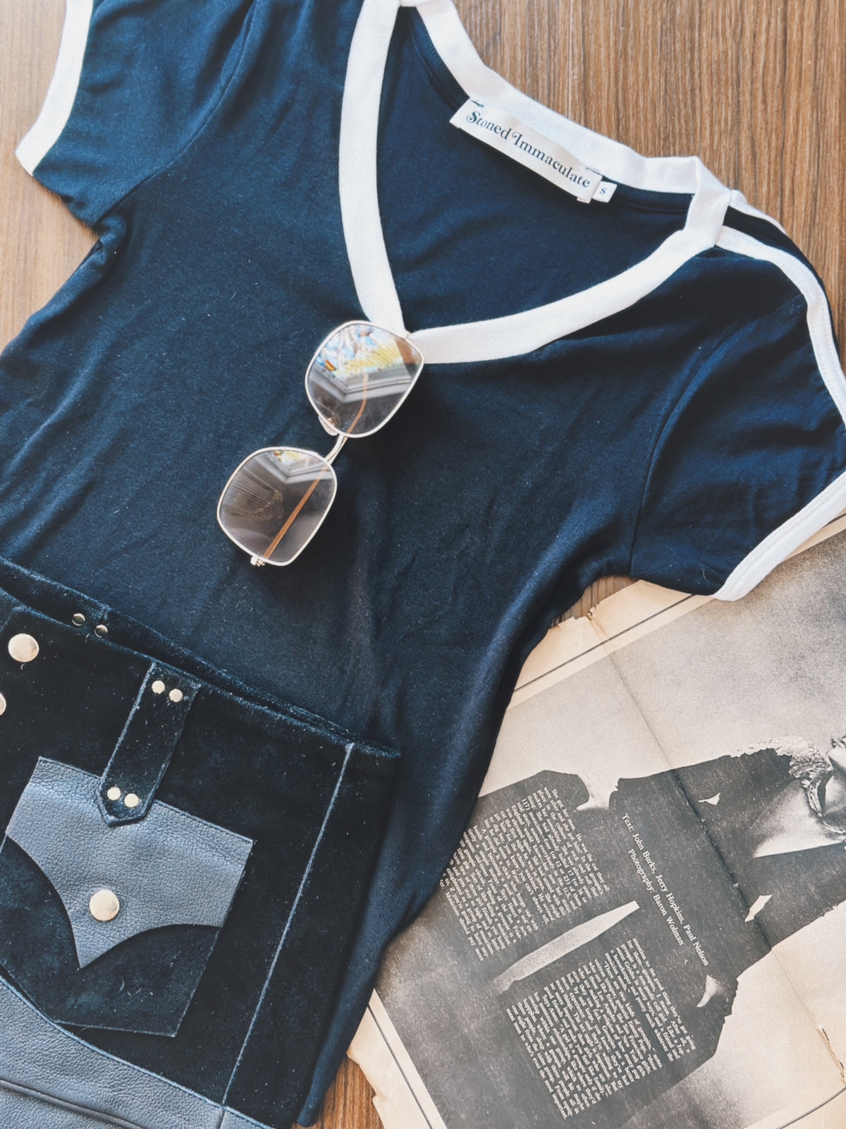 Malibu tee in Black