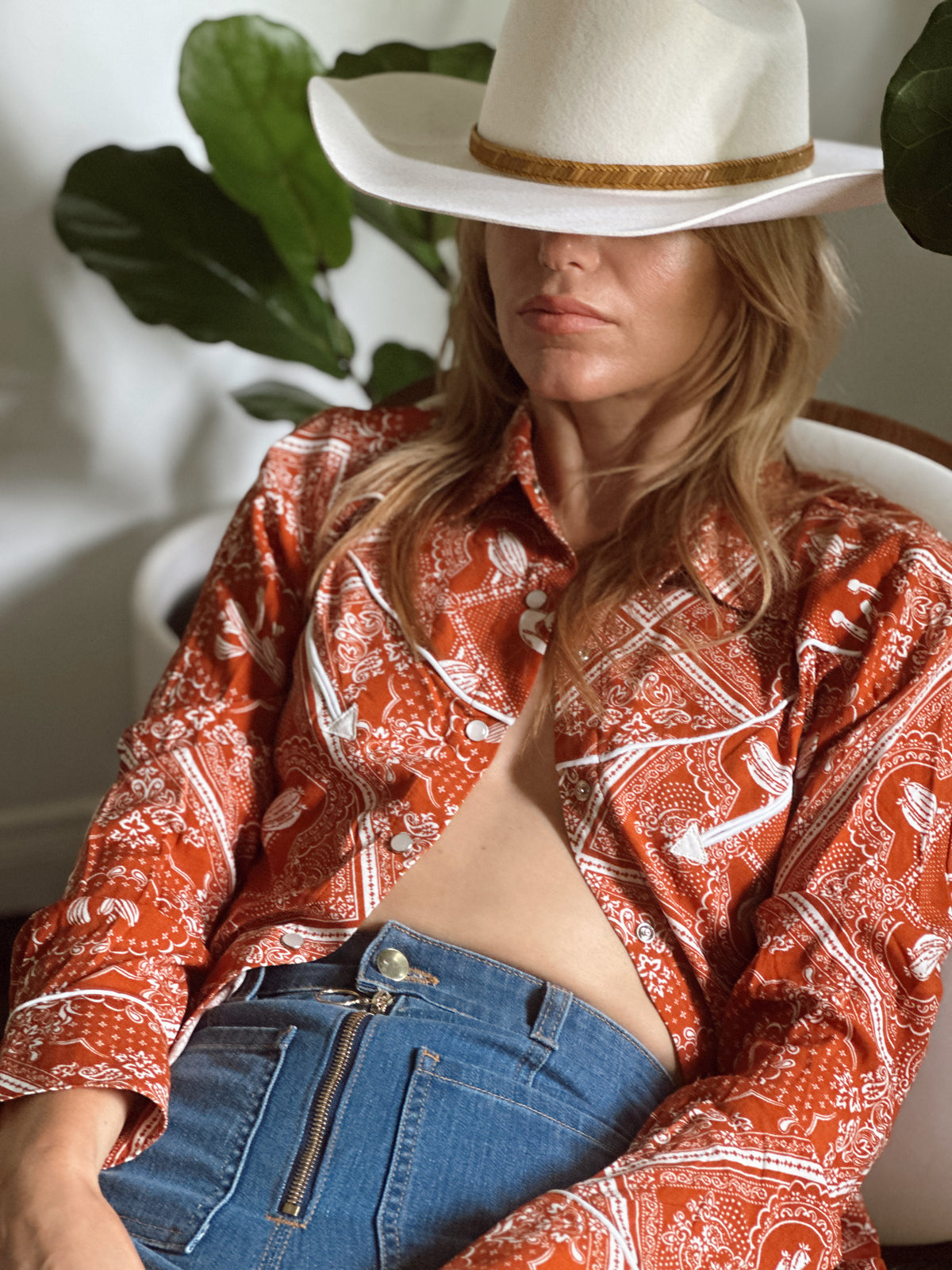 Palomino top in rust FINAL SALE