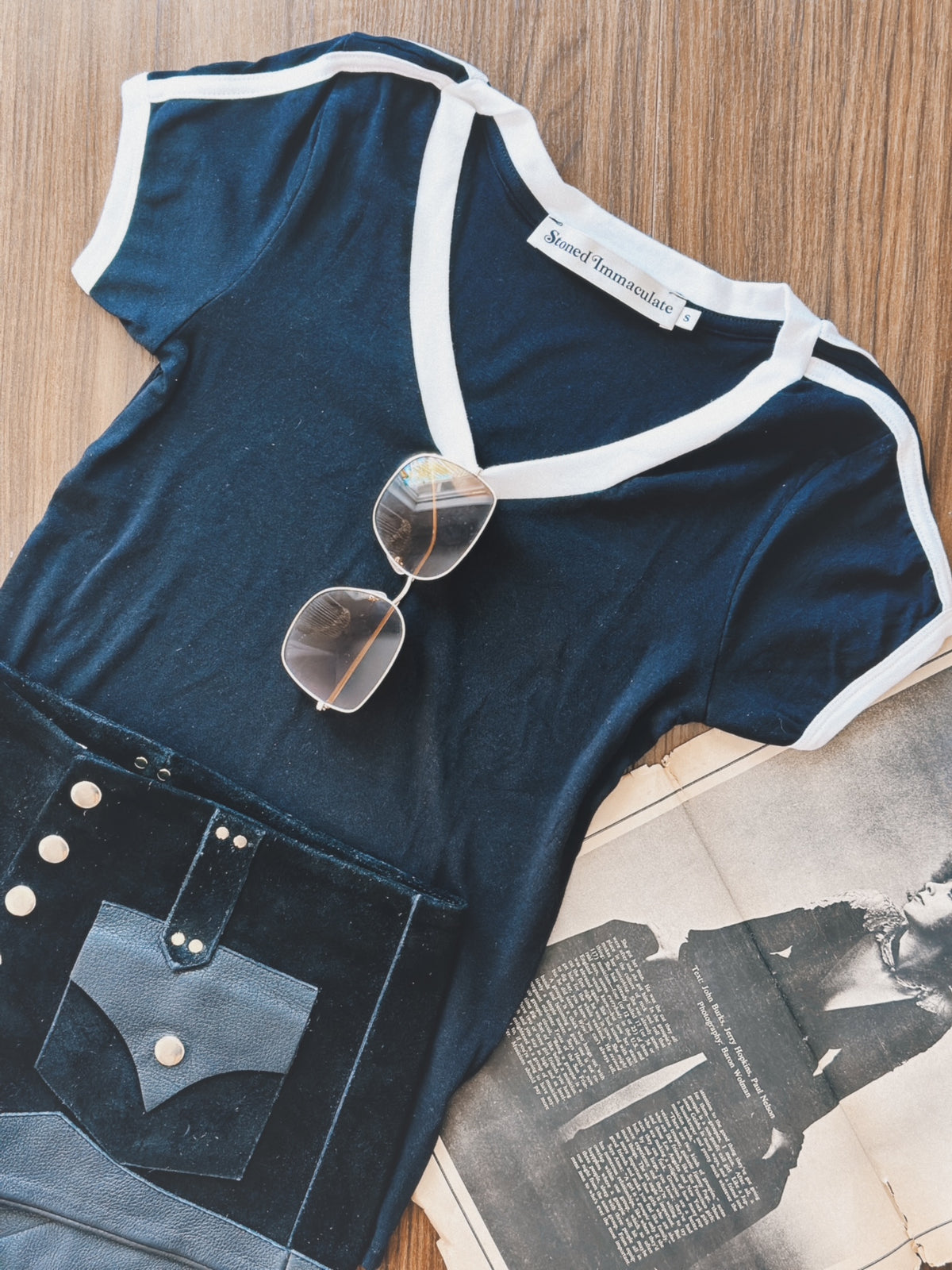 Malibu tee in Black
