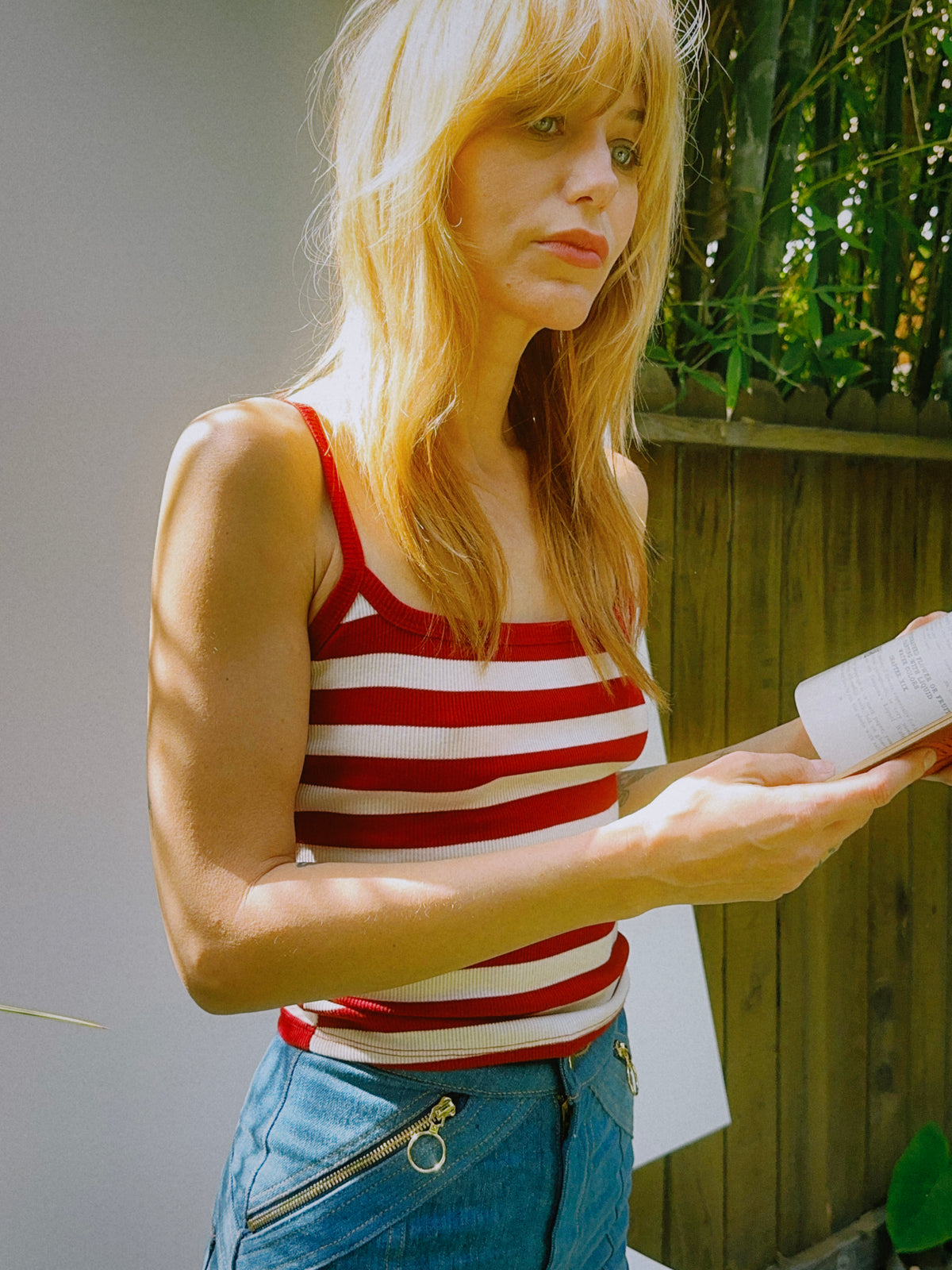 Gainsbourg tank in red