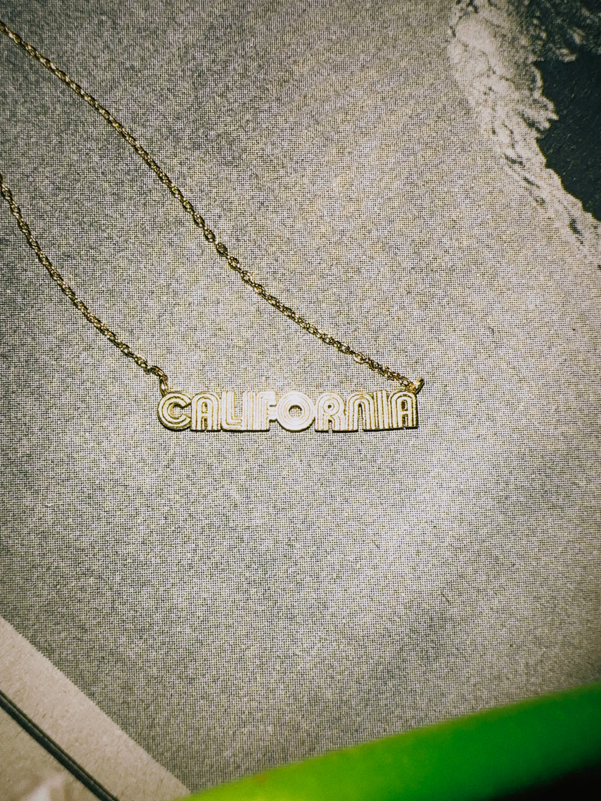 California Gold necklace...NEW