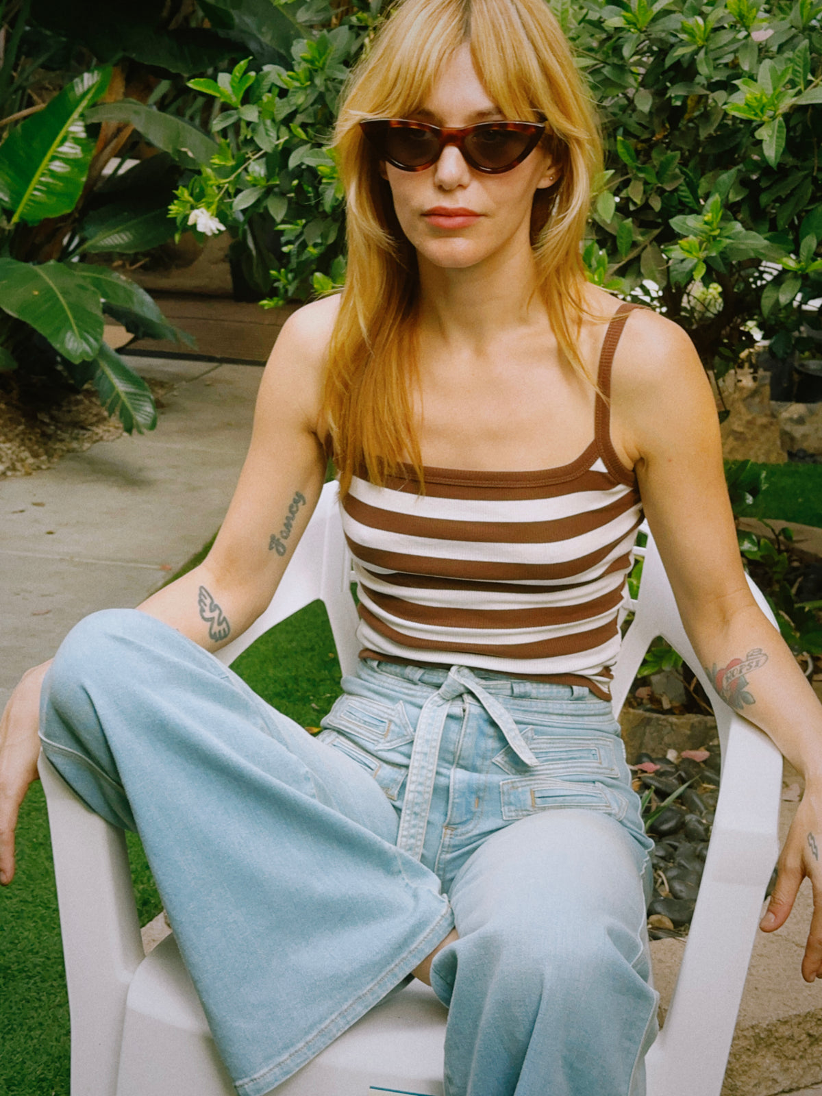 Gainsbourg tank in 70's brown | restocked