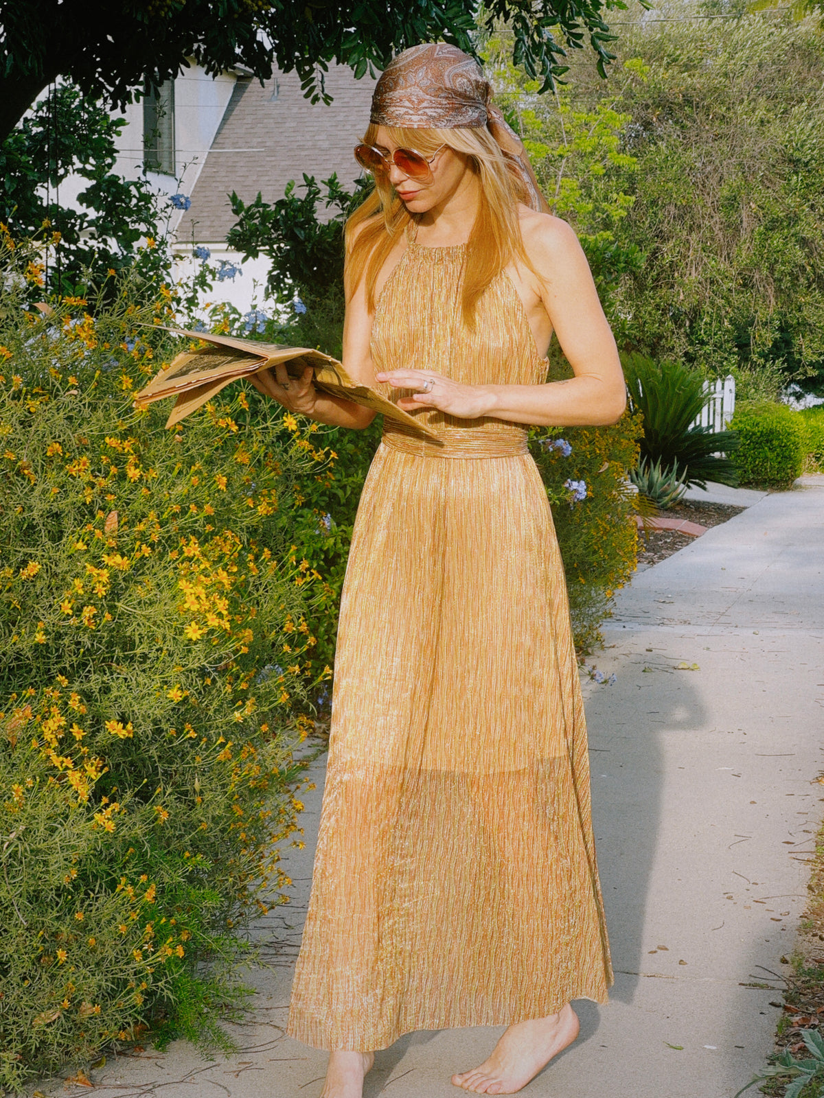 Gold Dust Woman dress FINAL SALE