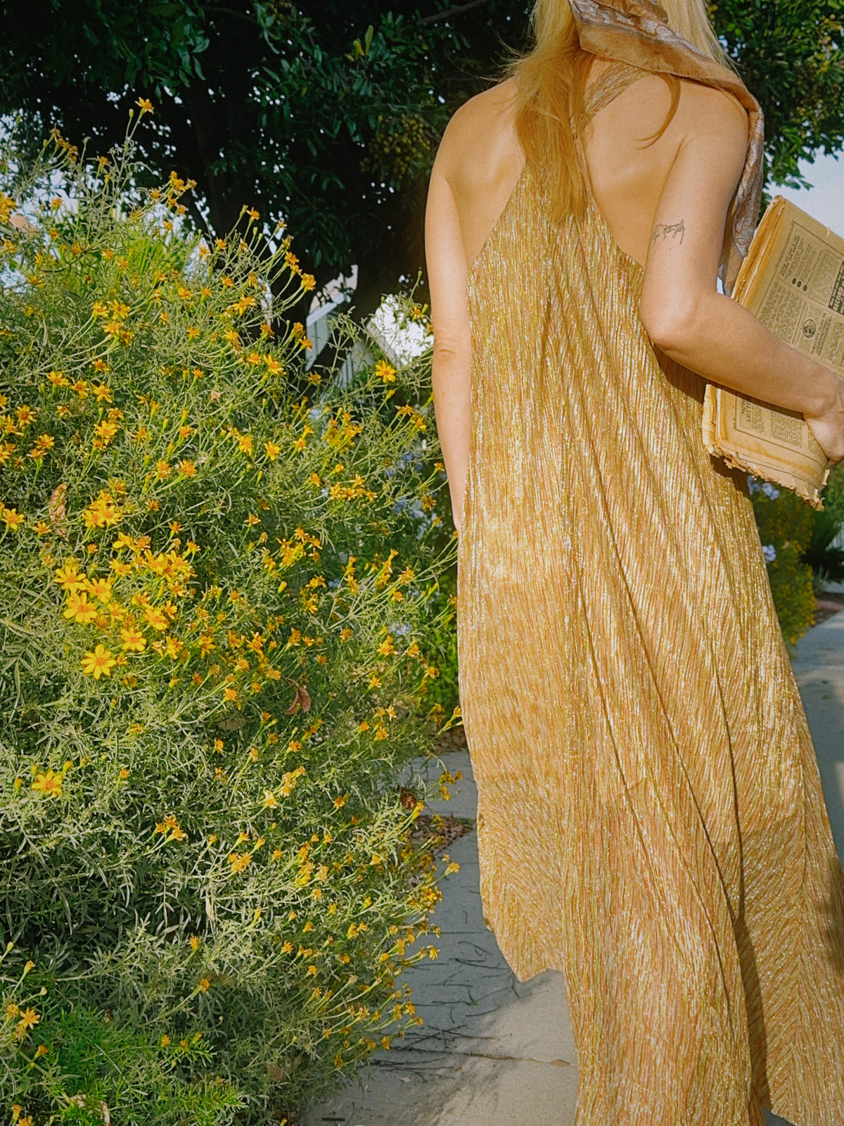 Gold Dust Woman dress FINAL SALE